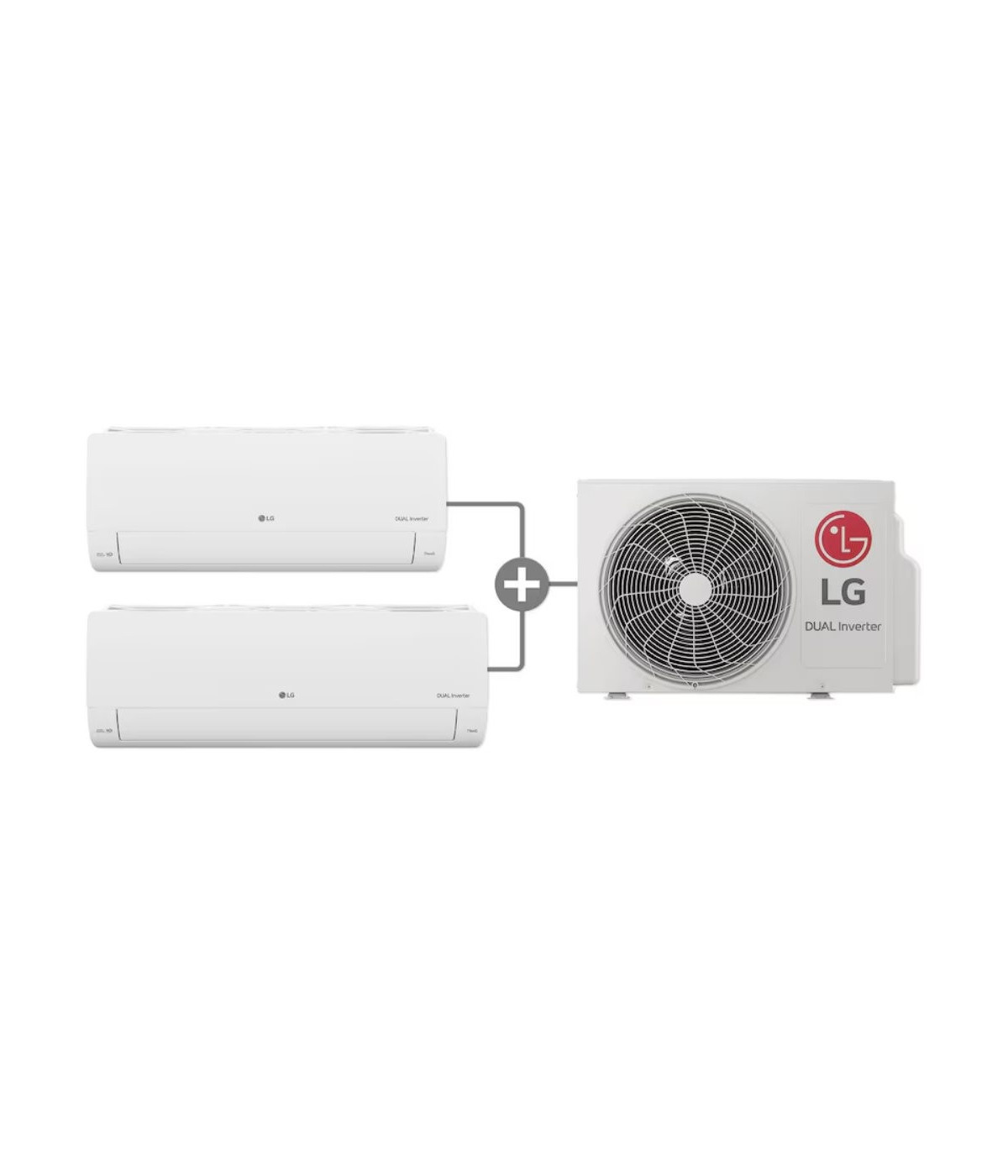 LG | 2IN1S21C3 | AIRE ACONDICIONADO LG TWINCOOL 2 EN 1 9.000 BTU + 12.000 BTU- COMPRESOR DUAL INVERTER - REFRIGERANTE R32 /