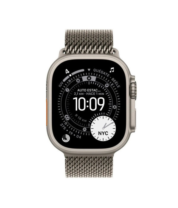 APPLE | MEWY4BE/A | Apple Watch Ultra 3 GPS + Cellular 49mm Natural Titanium Case with Natural Titanium Milanese Loop -