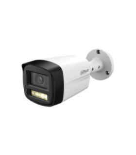 DAHUA | DH-HAC-HFW1500TLMN-IL-A-2.8MM | Cámara Dahua Tipo Bala de foco fijo HDCVI inteligente con luz dual de 5 MP, 25 fps, Luz