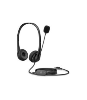 MPS | 428H5AAABL | Diadema HP G2 USB On-Ear Negra conexión USB,Micrófono flexible con sistema de bloqueo ruido de 2