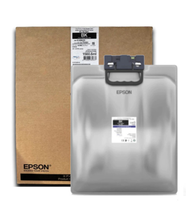 EPSON | C13T05B120 | Bolsa de Tinta Epson Black T05B120 para WorkForce Pro C878R (Extra alta capacidad) (86.000