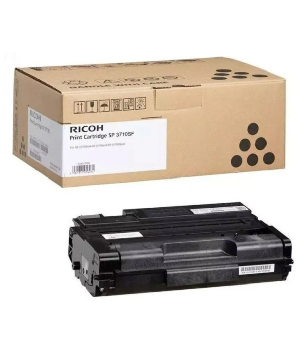 RICOH | 408284 | Toner Print Cartridge Black SP 3710 / 7.000