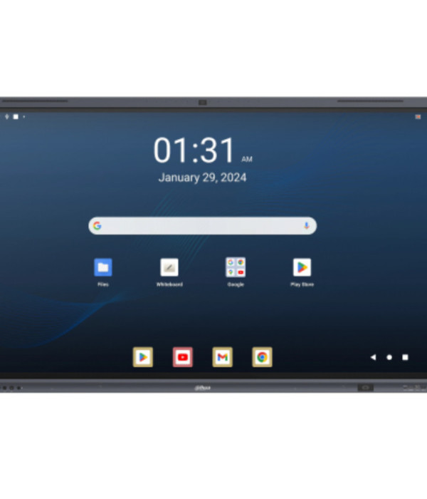 DAHUA | DHI-LPH65-MC480-U | Pantalla interactiva Dahua inteligente UHD Lite de 65'', Android 13, certificación EDLA, Google