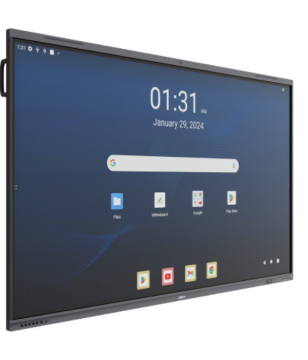 DAHUA | DHI-LPH86-MC480-U | Pantalla interactiva Dahua inteligente UHD Lite de 86'', Android 13, certificación EDLA, Google