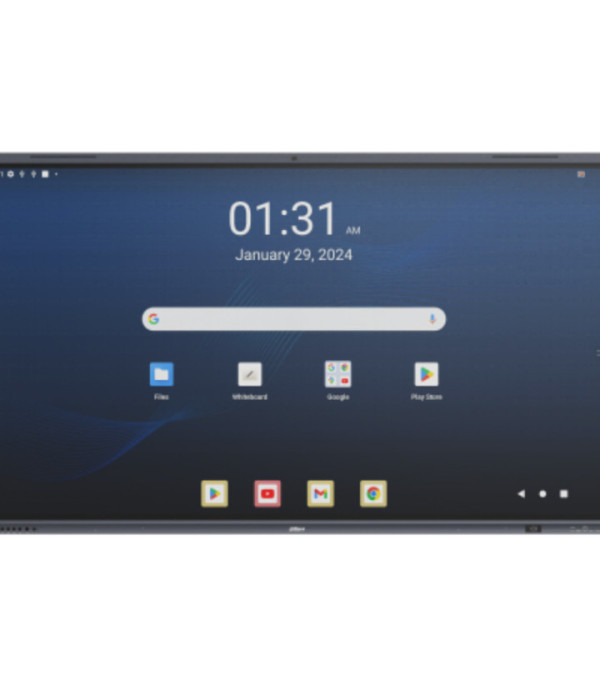 DAHUA | DHI-LPH86-MC480-U | Pantalla interactiva Dahua inteligente UHD Lite de 86'', Android 13, certificación EDLA, Google