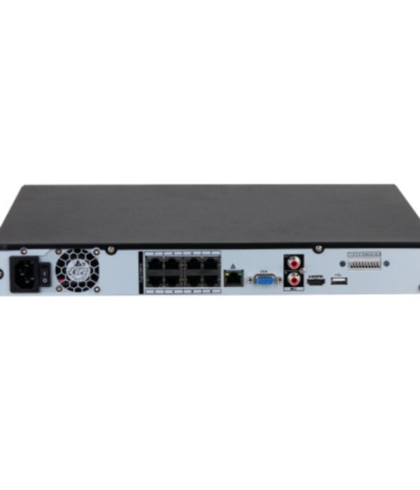 DAHUA | DHI-NVR4208-8P-4KS3 | NVR 8CH H.265 DECODIFICACION 2CH@4K U 8CH@2MP AB ENTRADA 128MBPS 2 SATA 1 HDMI 8 POE MAX.