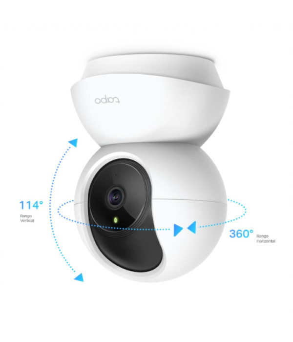 TPLINK | TC70 | Cámara TPLINK de Vigilancia Wi-Fi HD de 360 Grados con Detección por