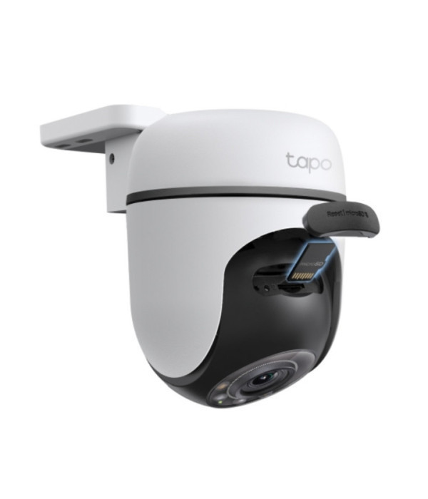 TPLINK | TC41 | Cámara TPLINK de Vigilancia Wi-Fi de 360 Grados para Exteriores con Vista 2K y Detección
