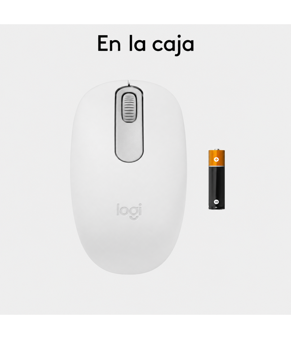 Mouse Inalámbrico Logitech M196 Bluetooth 1000 DPI Blanco