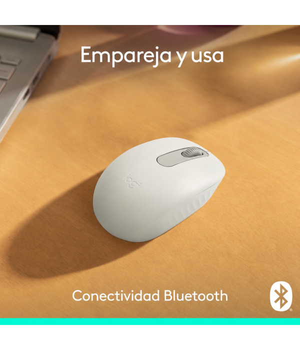 Mouse Inalámbrico Logitech M196 Bluetooth 1000 DPI Blanco