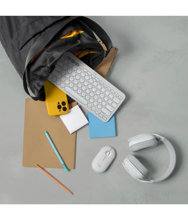 Mouse Inalámbrico Logitech Pebble 2 M350s Bluetooth 4000 DPI Blanco