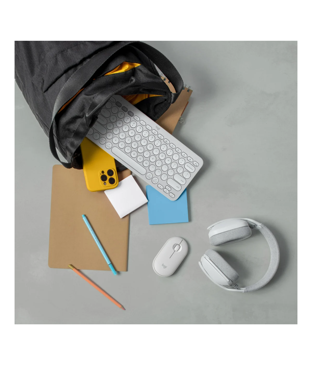 Mouse Inalámbrico Logitech Pebble 2 M350s Bluetooth 4000 DPI Blanco