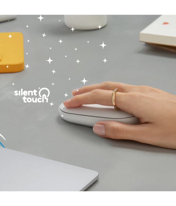 Mouse Inalámbrico Logitech Pebble 2 M350s Bluetooth 4000 DPI Blanco