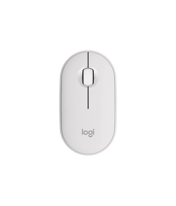 Mouse Inalámbrico Logitech Pebble 2 M350s Bluetooth 4000 DPI Blanco