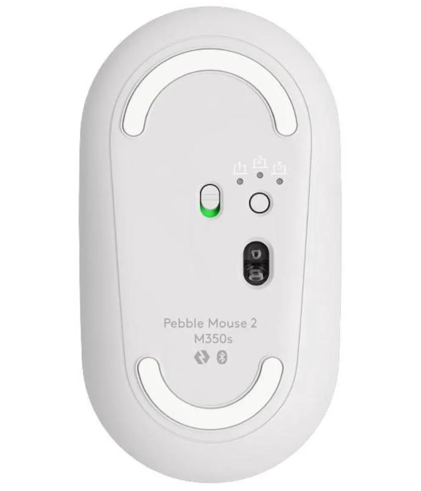 Mouse Inalámbrico Logitech Pebble 2 M350s Bluetooth 4000 DPI Blanco