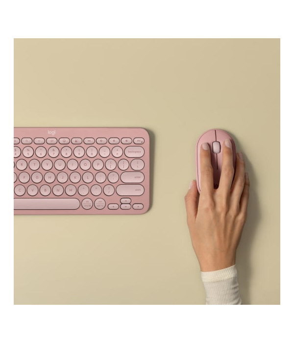 Mouse Inalámbrico Logitech Pebble 2 M350s 910-007048 Bluetooth 4000 DPI Rosa