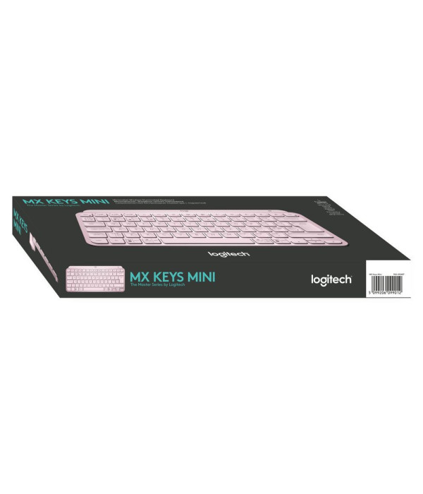 Teclado Logitech MX Keys Mini Rosa