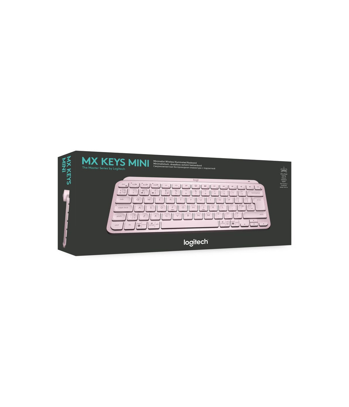 Teclado Logitech MX Keys Mini Rosa