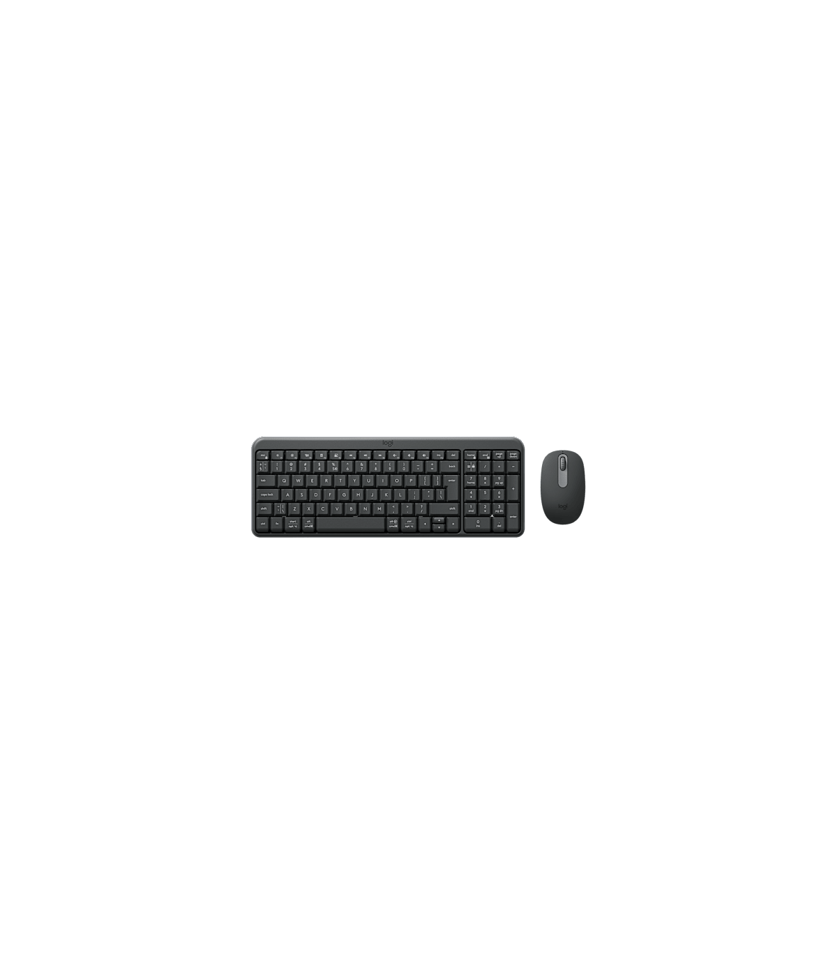 Combo Teclado y Mouse Logitech MK250 Grafito
