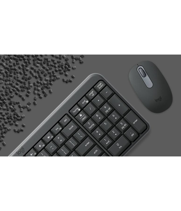 Combo Teclado y Mouse Logitech MK250 Grafito