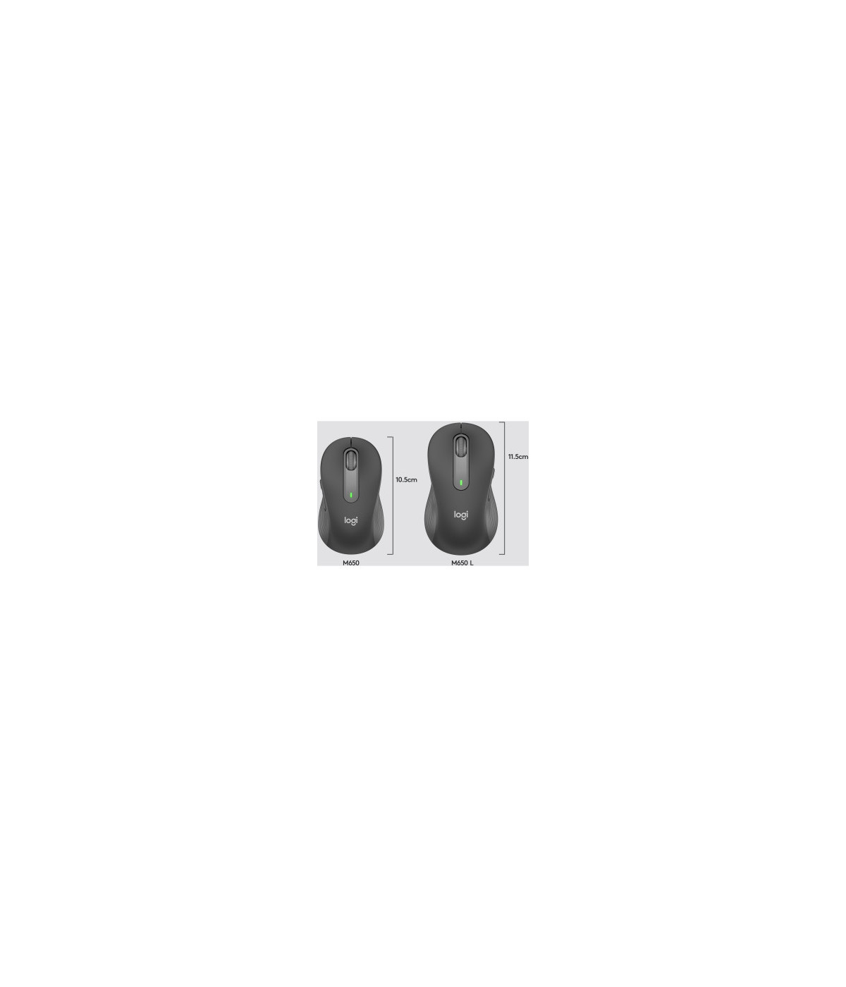 Mouse Logitech Signature M650 Grafito