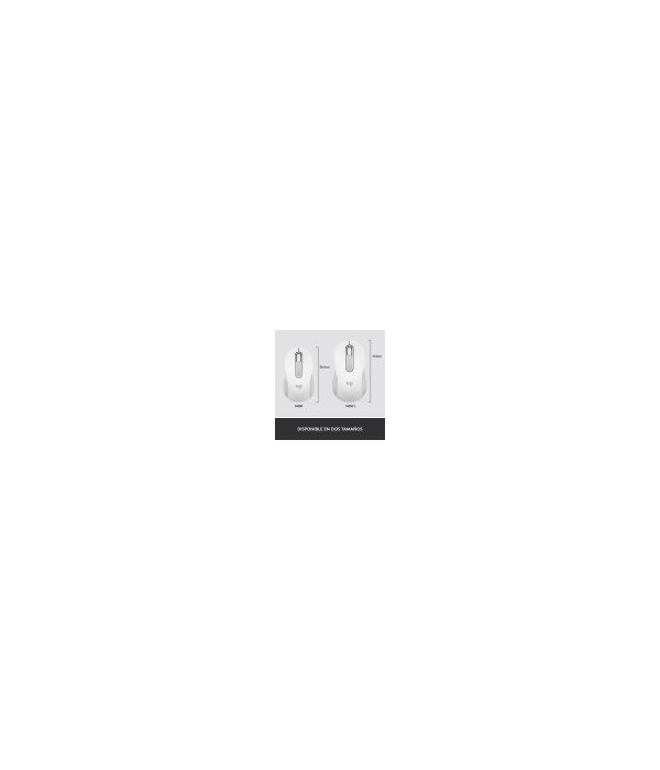 Mouse Logitech M650 910-006252 Blanco Bluetooth