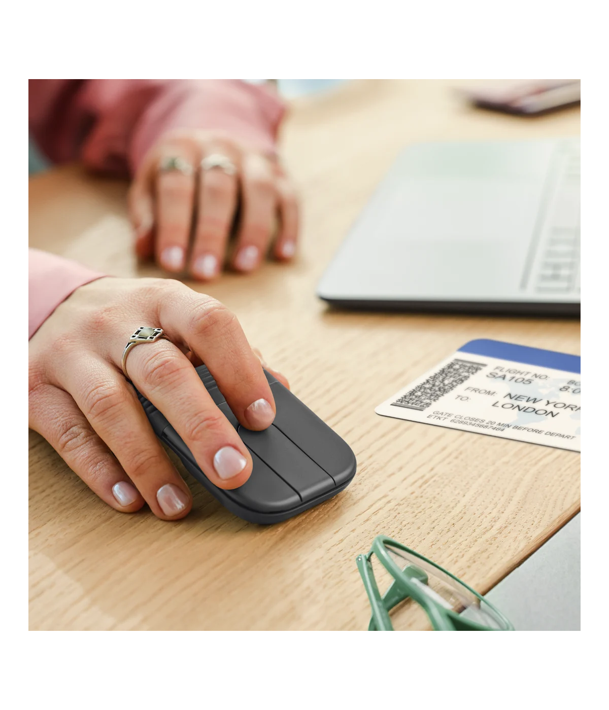 Mouse Logitech Mobi Fold Grafito