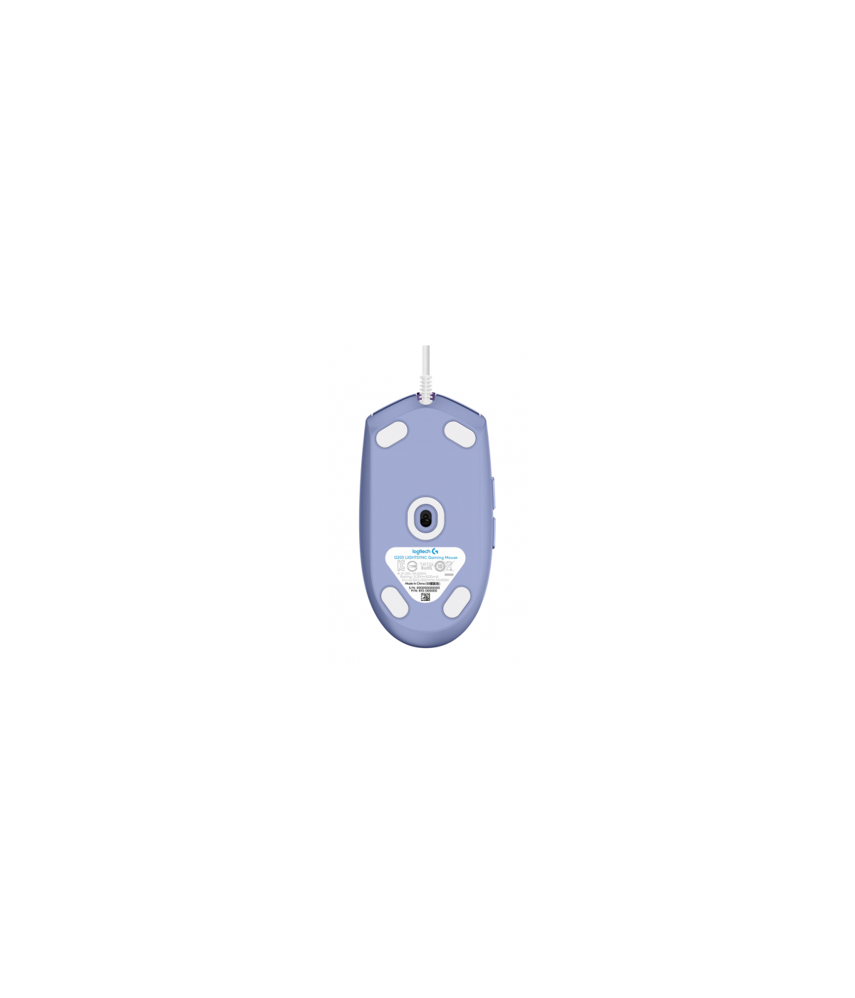 Mouse Gamer Logitech G203 LIGHTSYNC Lila
