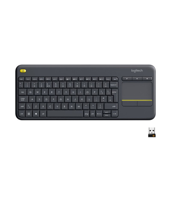 Teclado Logitech K400 Plus con Touchpad Negro