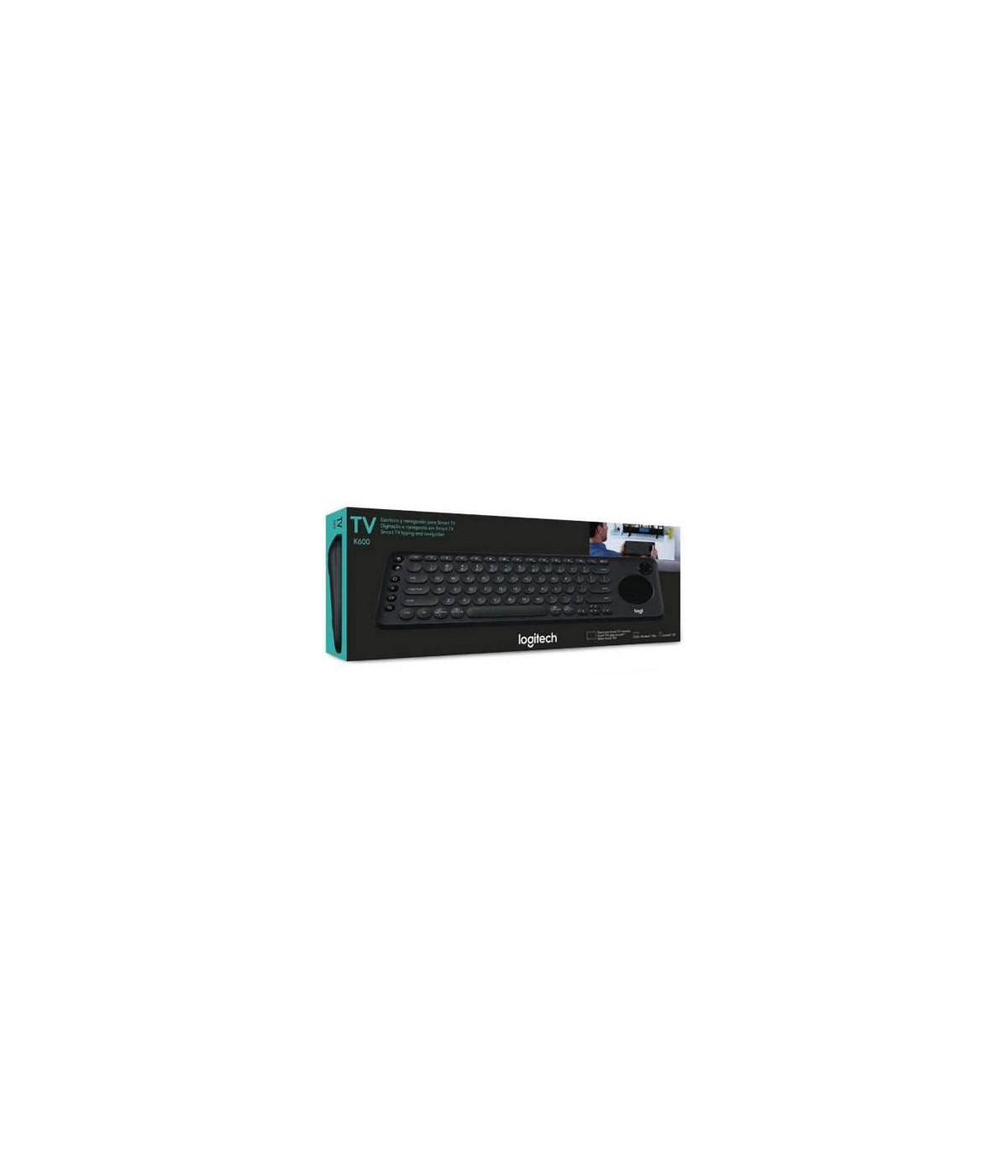 Teclado Logitech K600 TV con Touchpad Negro