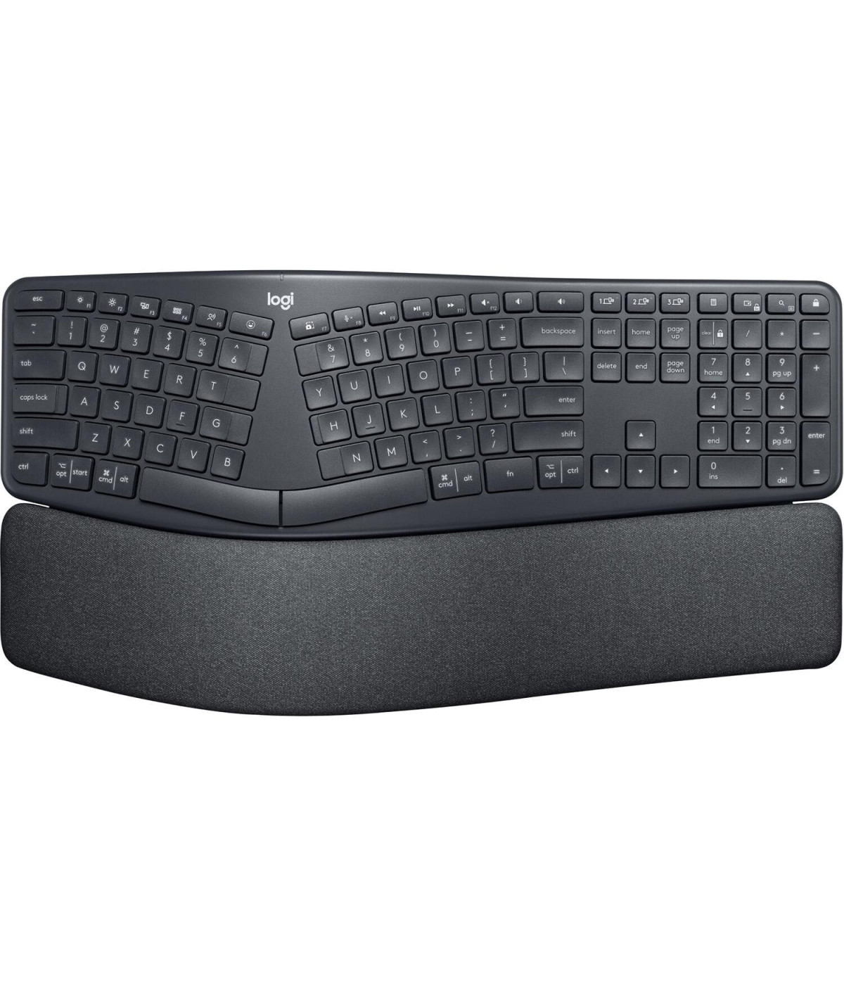 Teclado Ergonómico Logitech ERGO K860 Inglés Grafito