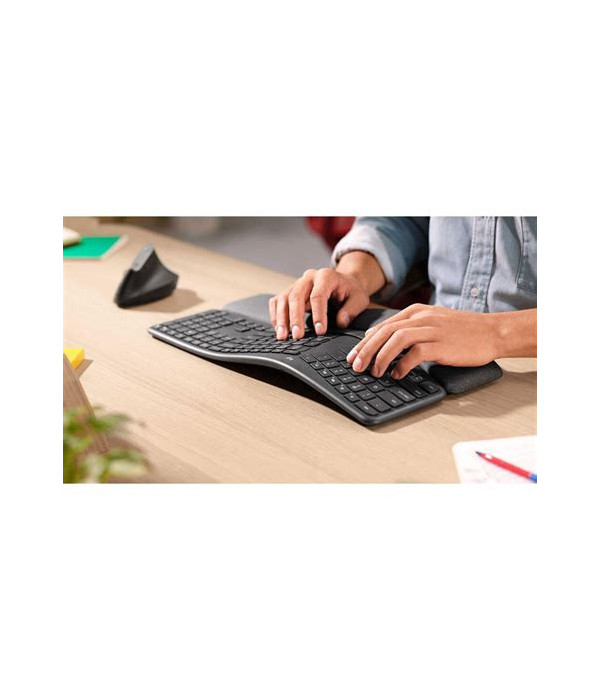 Teclado Ergonómico Logitech ERGO K860 Inglés Grafito