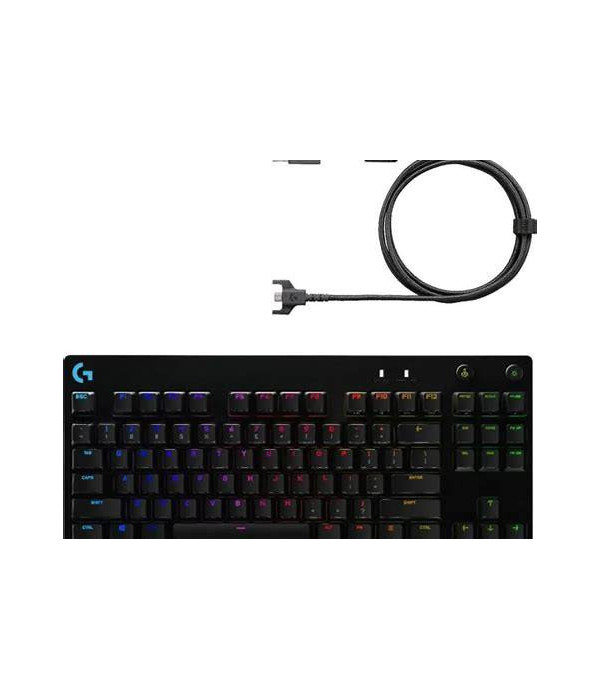 Teclado Gamer Logitech G PRO Mecánico RGB Negro
