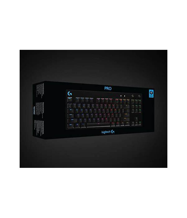 Teclado Gamer Logitech G PRO Mecánico RGB Negro