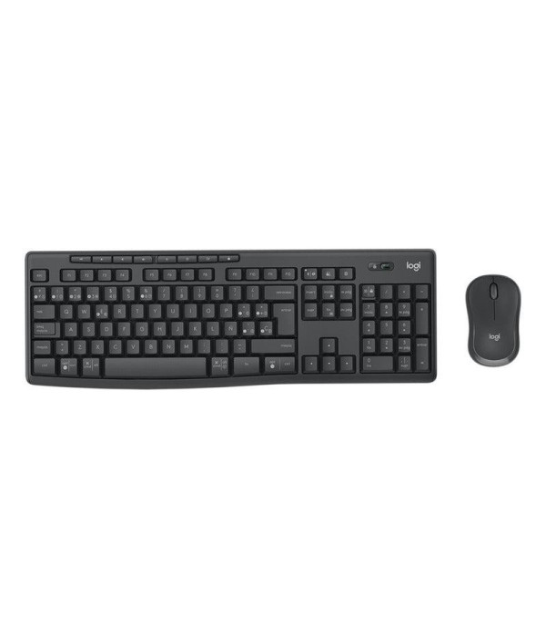 Combo Teclado y Mouse Logitech MK370 Inalámbrico Grafito