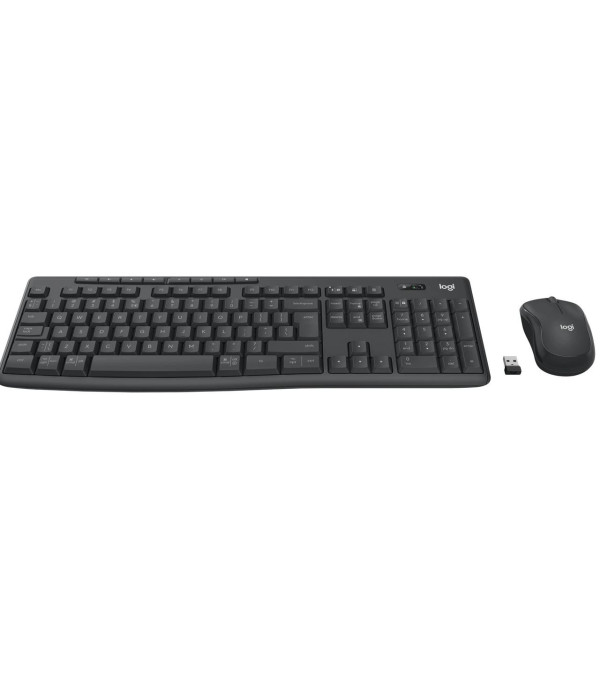 Combo Teclado y Mouse Logitech MK370 Inalámbrico Grafito