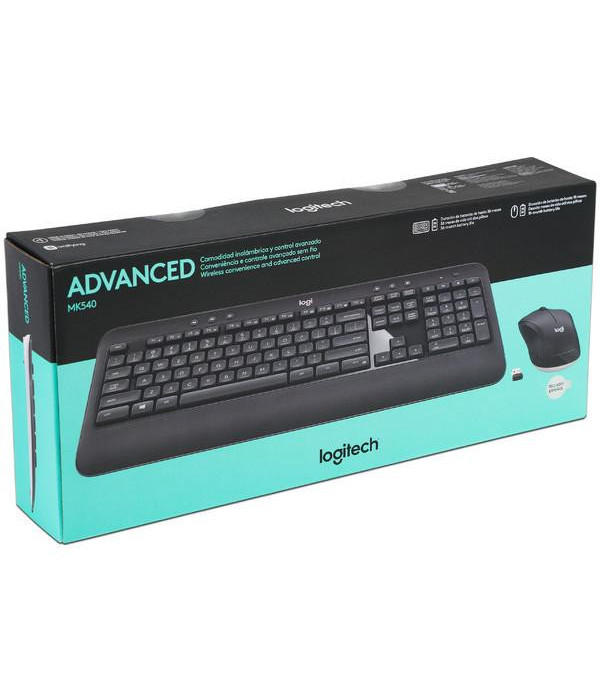 Combo Teclado y Mouse Logitech MK540 Advanced Inalámbrico