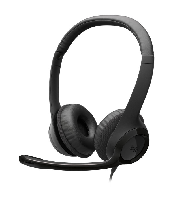 Diadema Logitech H390 USB-C Estéreo con Micrófono Negro