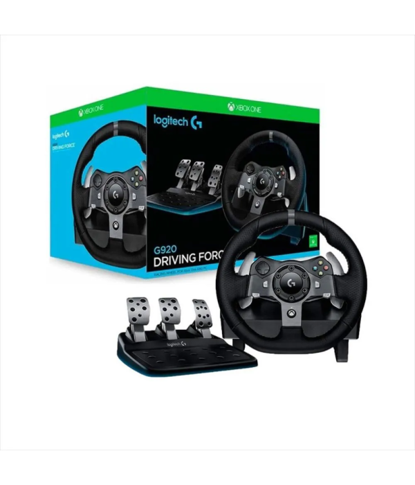 Volante Logitech G920 Driving Force con Pedales para Xbox y PC