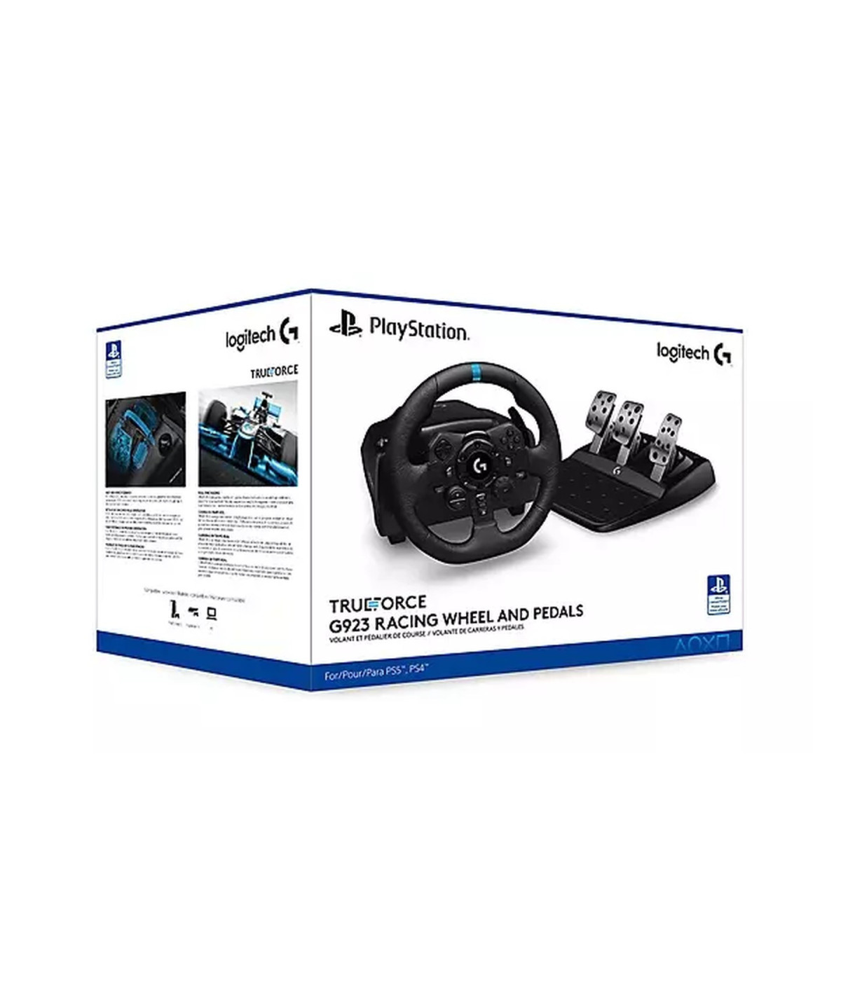 Volante Logitech G923 TRUEFORCE con Pedales para PS5, PS4 y PC
