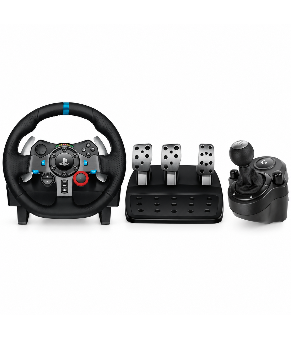 Combo Logitech G29 Driving Force + Shifter para PS5, PS4, PS3 y PC