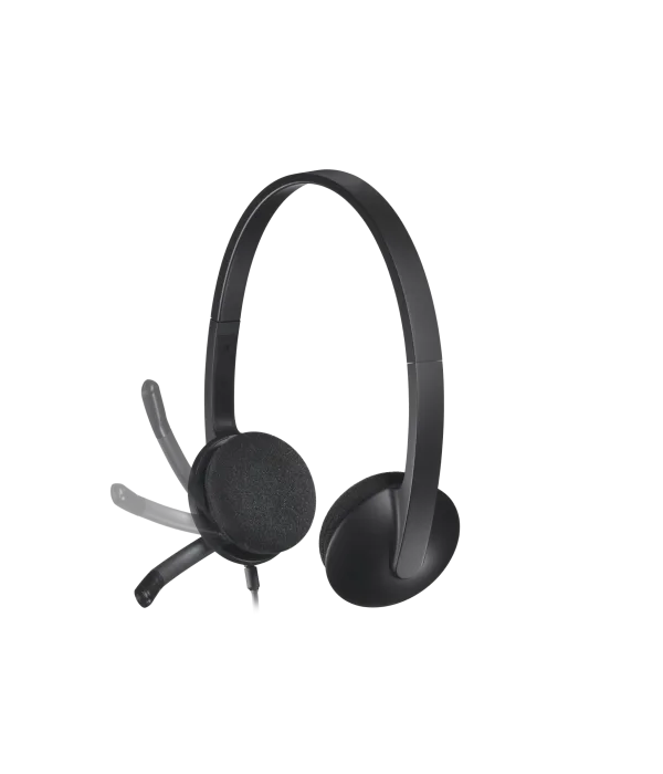Diadema Logitech H340 USB Estéreo con Micrófono Negro