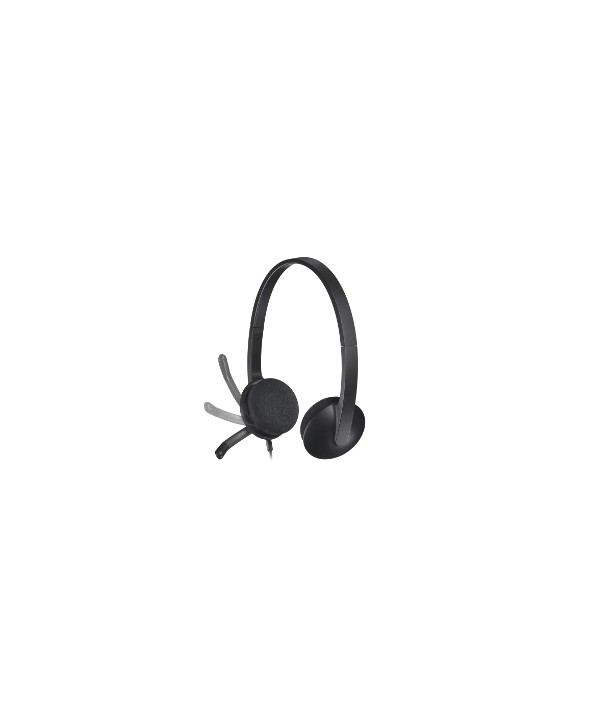 Diadema Logitech H340 USB Estéreo con Micrófono Negro