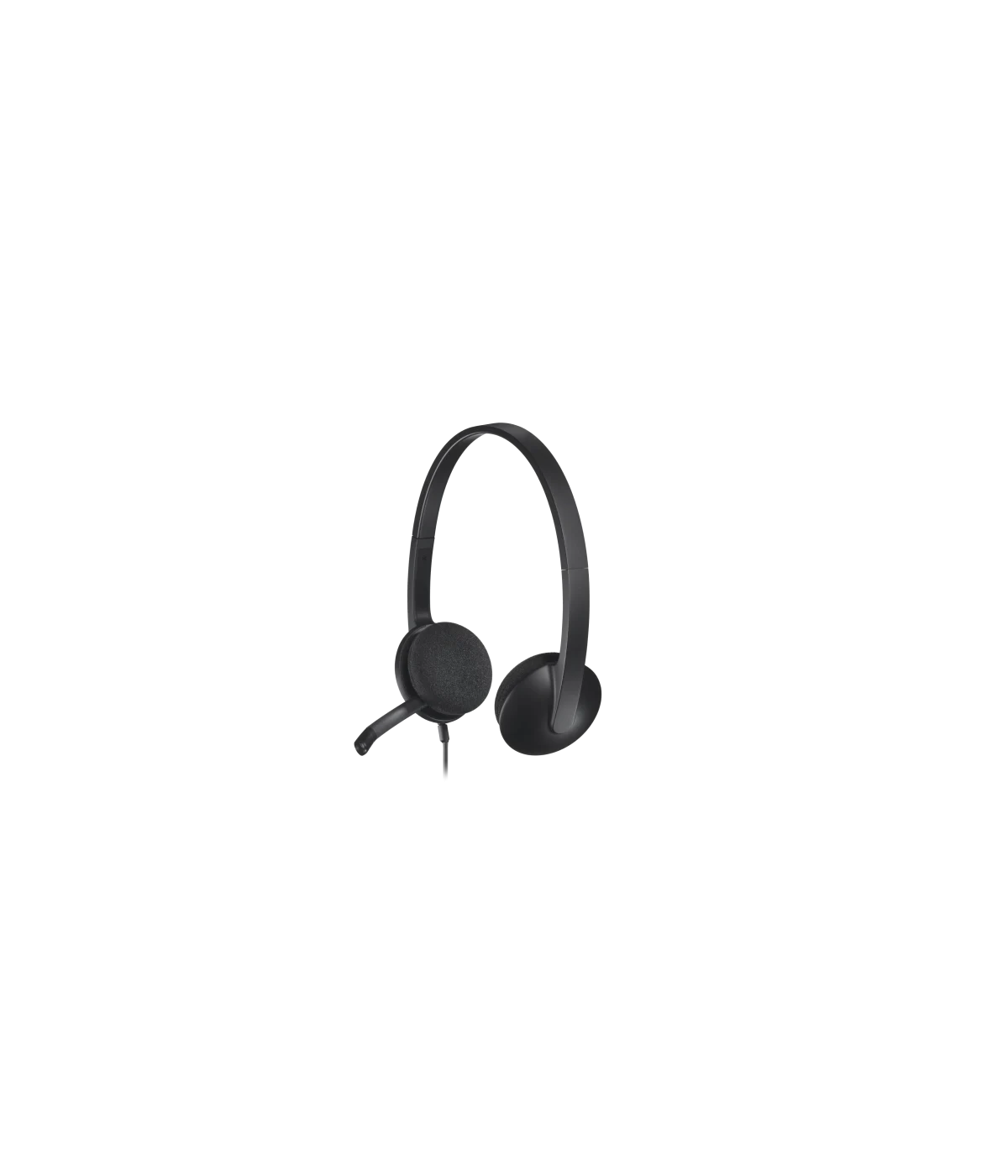 Diadema Logitech H340 USB Estéreo con Micrófono Negro