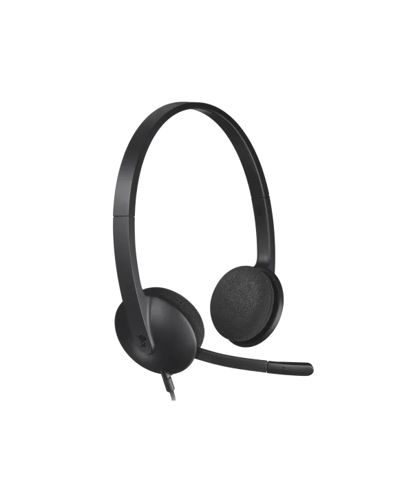 Diadema Logitech H340 USB Estéreo con Micrófono Negro