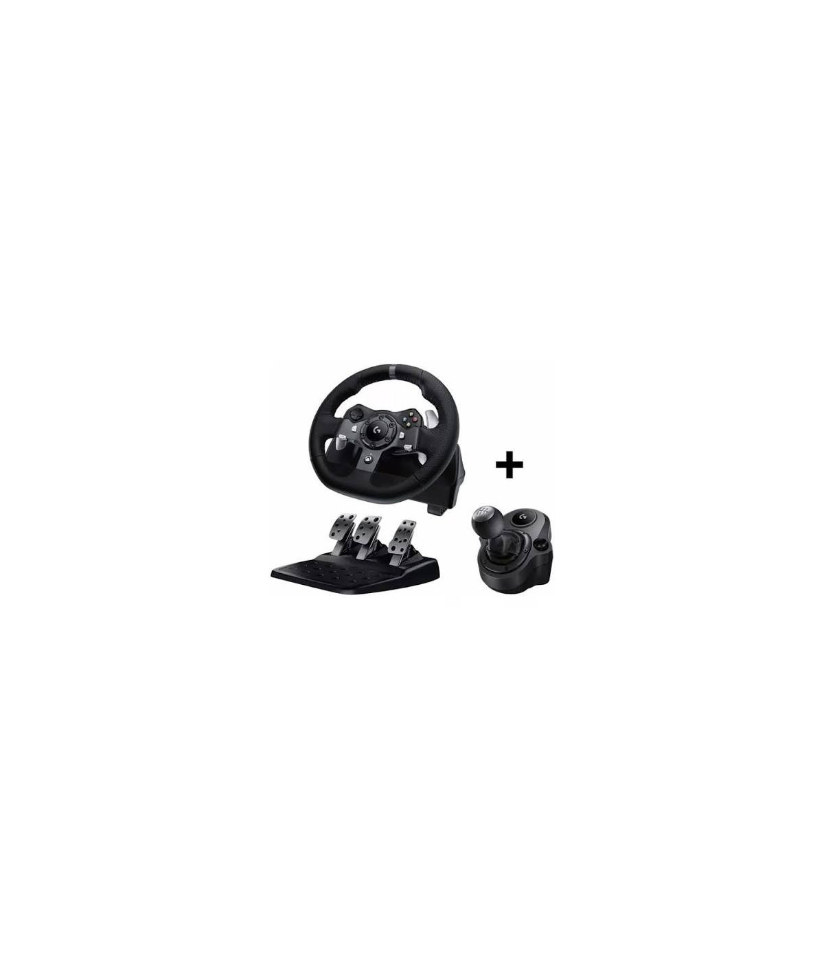 Combo Logitech G920 Driving Force con Pedales y Palanca de Cambios