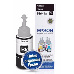 BOTELLA TINTA EPSON 664 ORIGINAL NEGRO (T664120-AL)