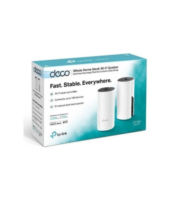 TPLINK | Deco M4(2-Pack) | Router TPLINK WIFI de malla AC1200 por 2