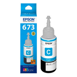 BOTELLA TINTA EPSON 673 ORIGINAL CYAN (T673220-AL)