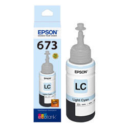 BOTELLA TINTA EPSON 673 ORIGINAL CYAN LIGHT (T673520-AL)